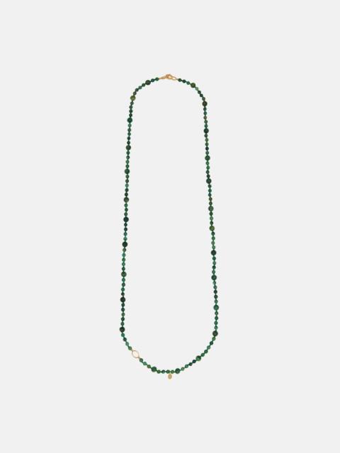 TOTEME Inifinity beaded necklace with jade