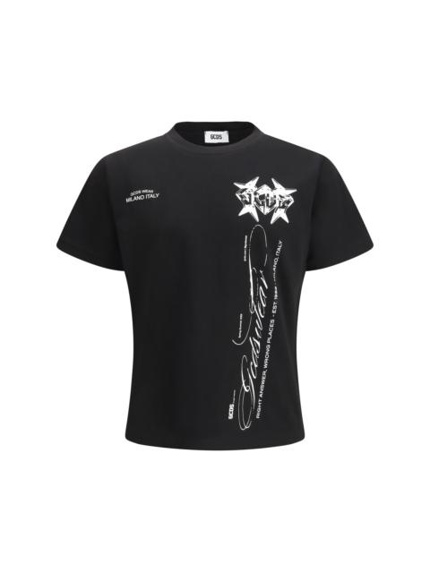 GCDS Gcds History Print Cotton T-shirt