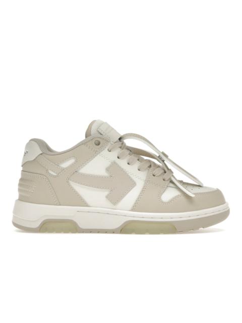 Off-White Off-White Out Off Office Calf Leather White Beige (Women's)