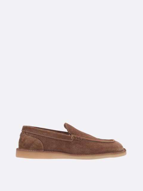 Dolce & Gabbana NEW FLORIO IDEAL SUEDE LOAFERS