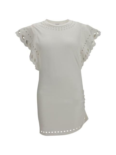 Isabel Marant Étoile Marant Etoile Orlane Cotton And Broderie Orlane Dress