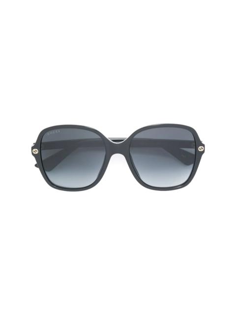 oversized square frame sunglasses