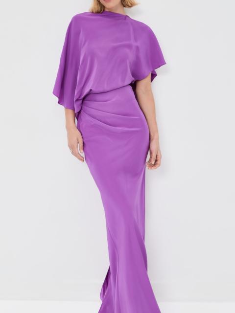 CHRISTOPHER ESBER Backless Drape Satin Dress