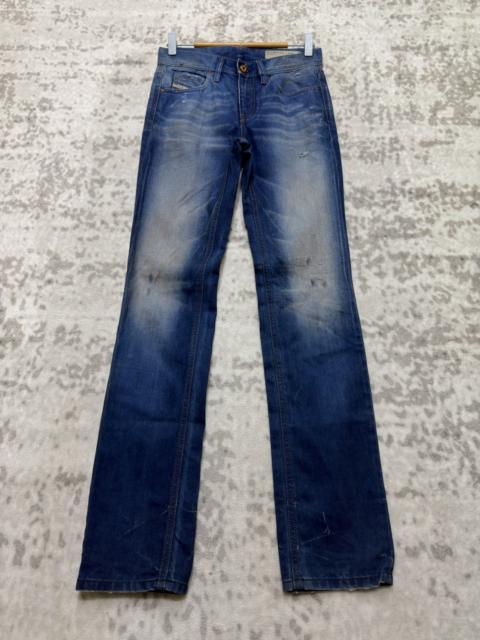 Diesel Diesel Faithlegg Women Straight Fit Y2K Mud Washed Denim