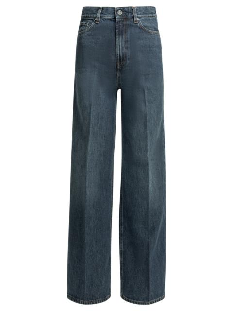 TOTEME Toteme Wide Leg Jeans Dark Blue Women
