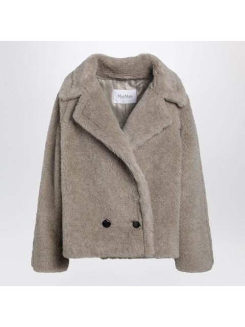 Max Mara Max Mara Sand-Coloured Teddy Coat In Alpaca And Cashmere Women
