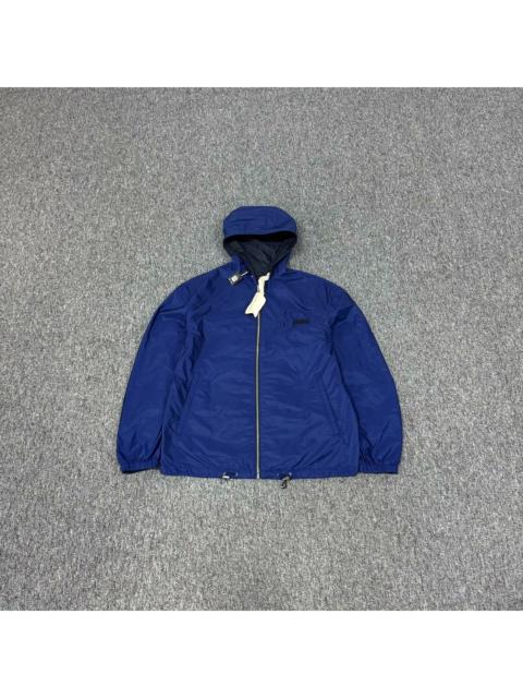 Prada Prada Recycled Nylon Blue Reversible Cotton Jacket
