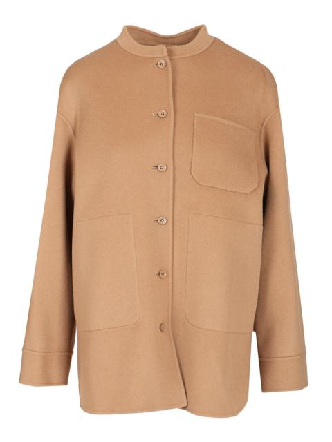 'S Max Mara Wool Shirt Jacket Jackets Beige
