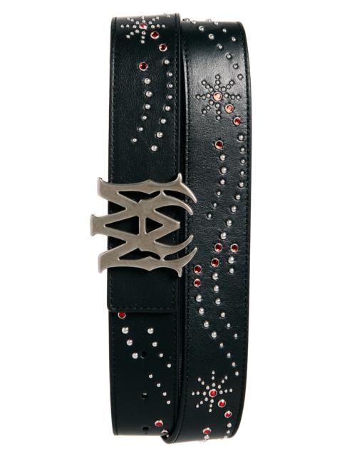 AMIRI AMIRI MA Studded Leather Belt in Black at Nordstrom