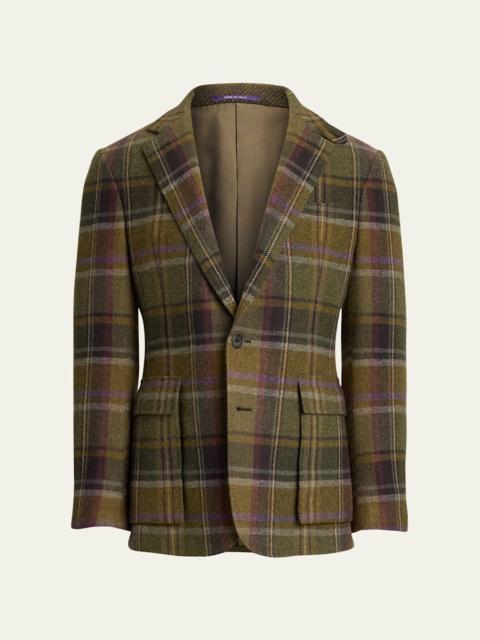 Ralph Lauren Men's Kent Hand-Tailored Plaid Sport Coat