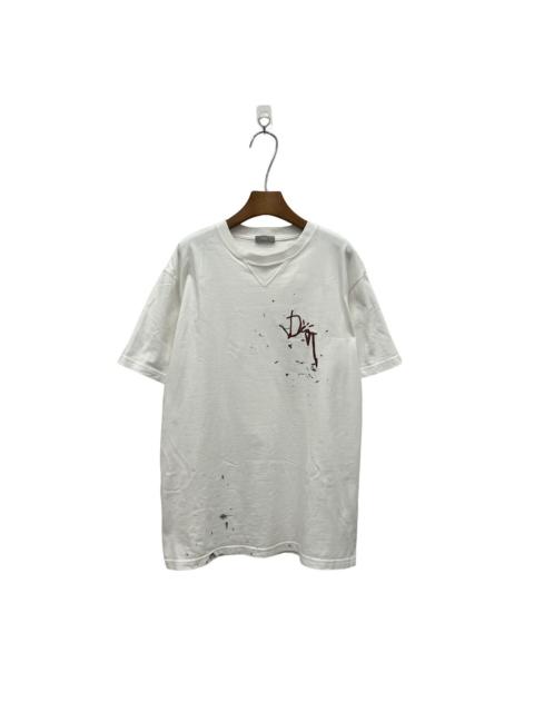 Dior Dior x Travis Scott Letter-Embroidered Short-Sleeve Shirt