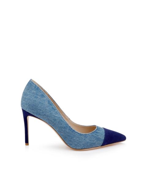 L'AGENCE Kendelle Denim Pump