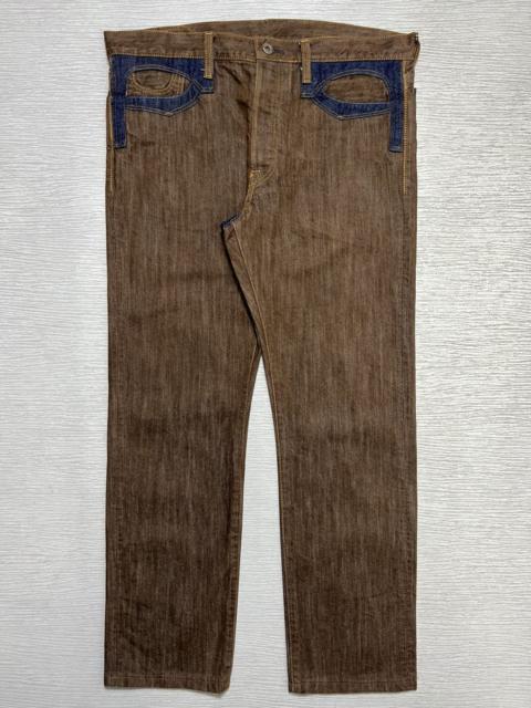 Kapital Kapital - Cinch Back Pocket Detailing Denim Jeans