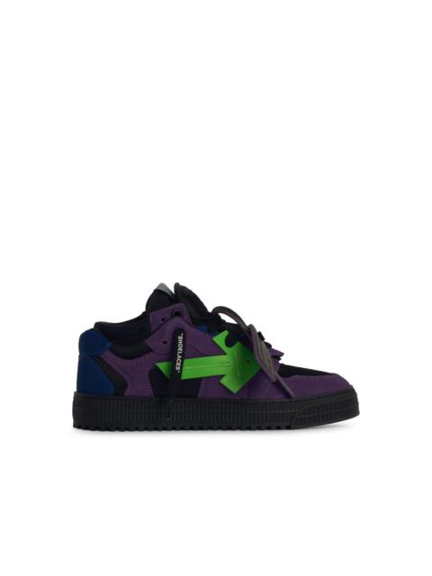 Off-White 'Floating' Purple Leather Sneakers Men