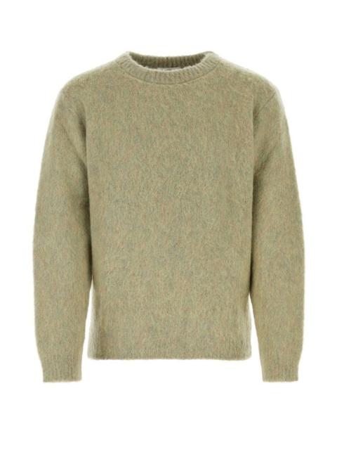 Lemaire Lemaire Man Sage Green Stretch Mohair Blend Sweater