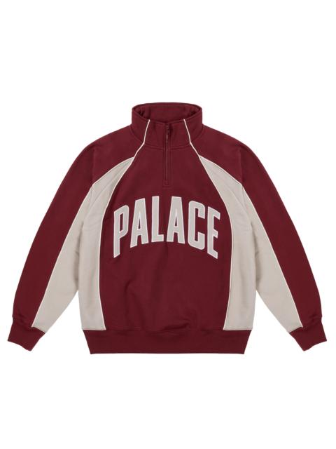 PALACE COURTSIDE 1/4 ZIP TAWNY PORT / CONCRETE GREY
