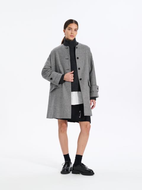 Mackintosh Humbie No Collar Wool Coat