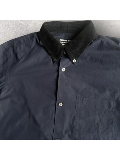 Comme Des Garçons Contrast Collar and Cuffs Corduroy Shirt