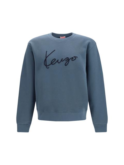 KENZO Kenzo Men Kenzo Signature Embroidered Cotton Sweatshirt