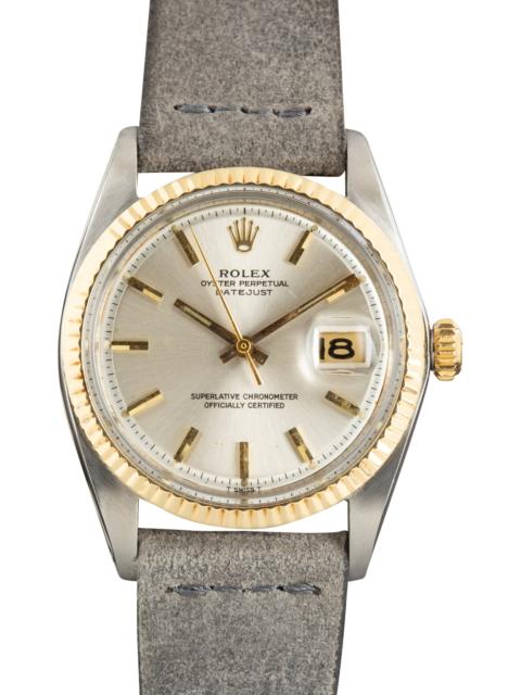ROLEX Vintage Rolex Datejust 36 Ref 1601 Silver Dial