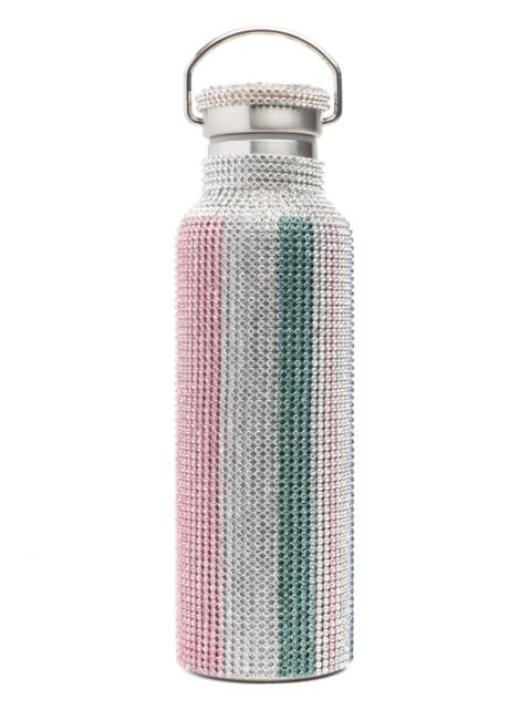 Collina Strada MULTI STRIPE RHINESTONE WATER BOTTLE