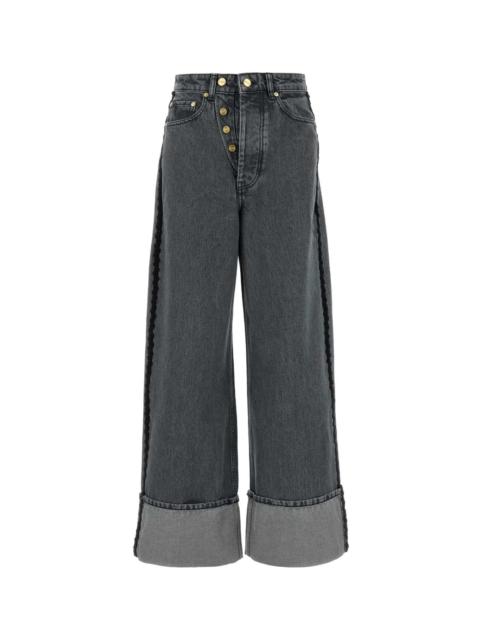 GANNI Black Denim Jeans