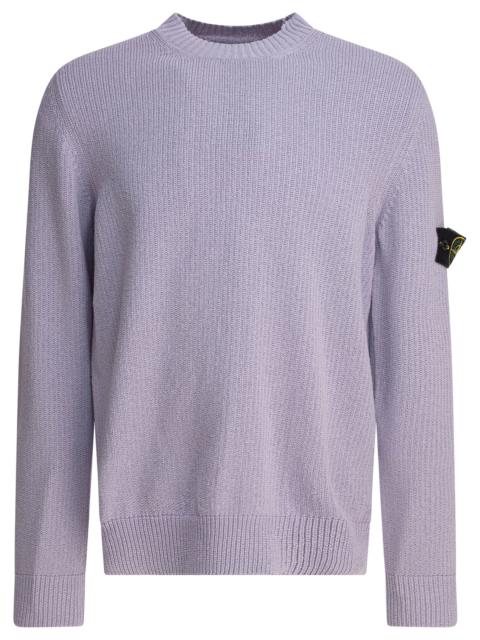 Stone Island Raw Hand Organic Cotton Crewneck Sweater