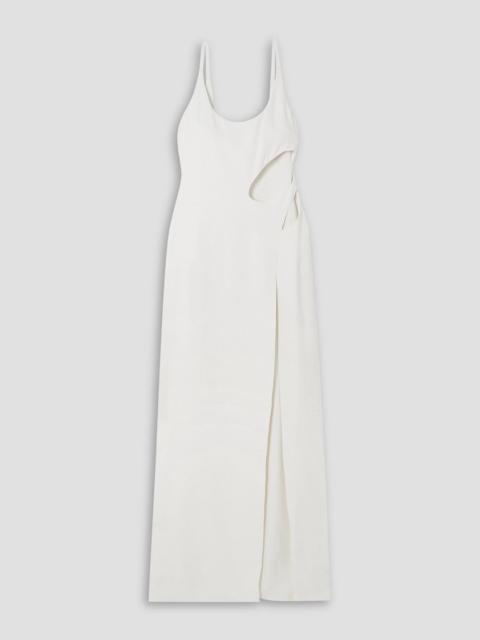 Other Designers Rowena cutout cady gown