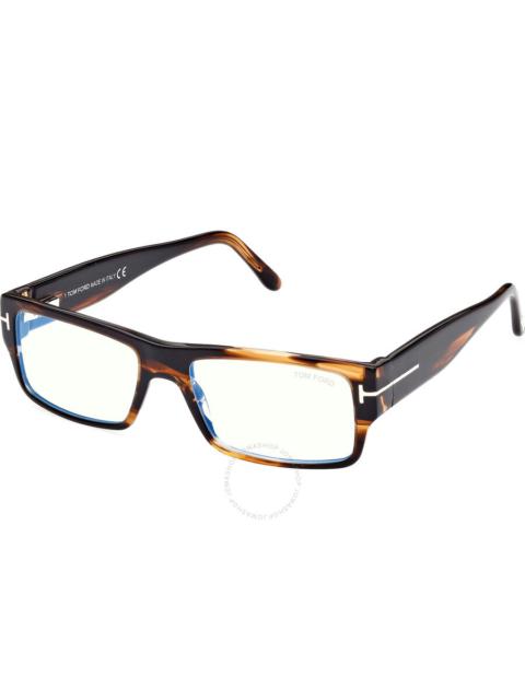 TOM FORD Tom Ford Blue Light Block Rectangular Men's Eyeglasses FT5835-B 050 54