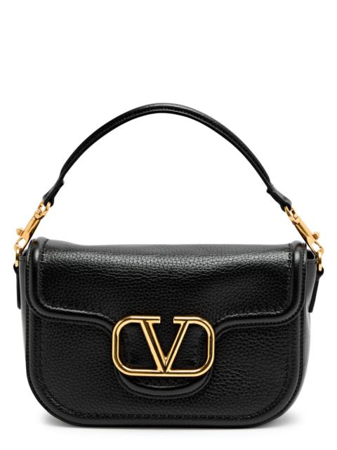 Alltime VLogo grained leather shoulder bag