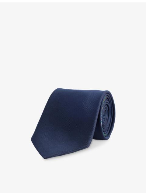 Paul Smith Jacquard-Flower Silk Tie