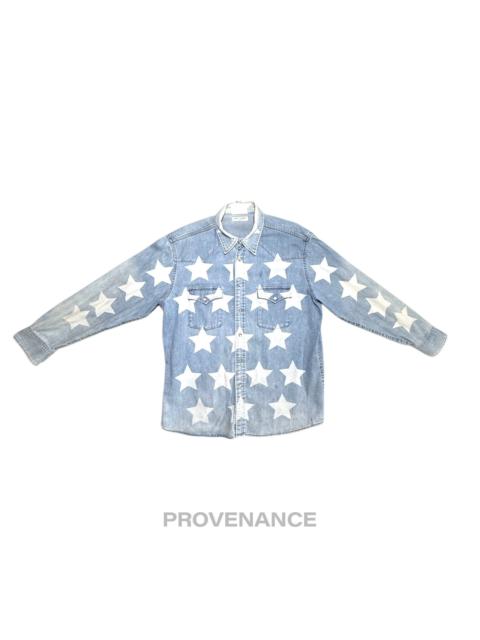 SAINT LAURENT Saint Laurent Paris SLP Western Denim Shirt - Stars S
