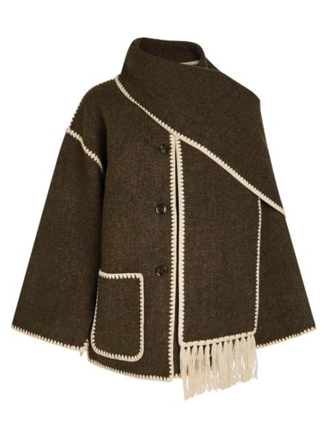 TOTEME Toteme Scarf-effect Wool-blend Jacket
