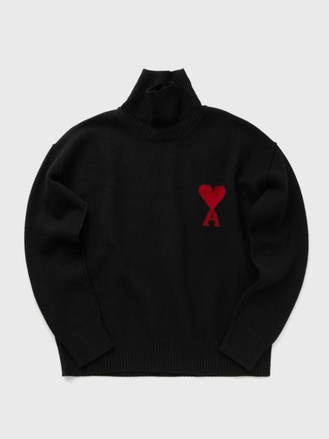 AMI Paris AMI DE COEUR FUNNEL NECK SWEATER