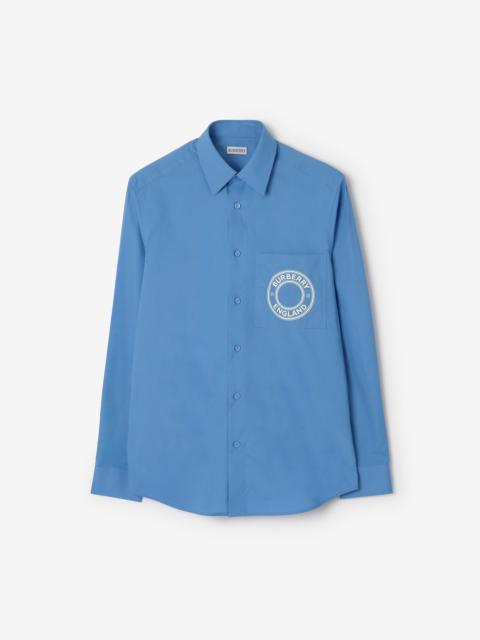 Burberry Logo Graphic Cotton Shirt