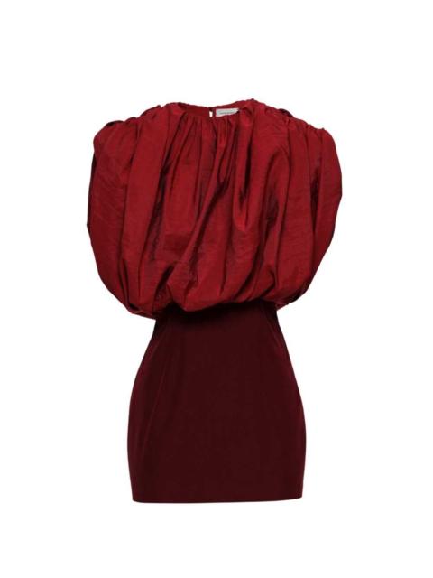MAGDA BUTRYM Magda Butrym Women Red Mini Dress With Ruched Bodice