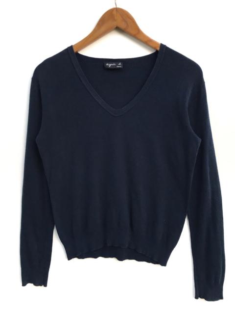 Other Designers Agnes B. - Vintage AGNES B. V Neck Knit Sweatshirt