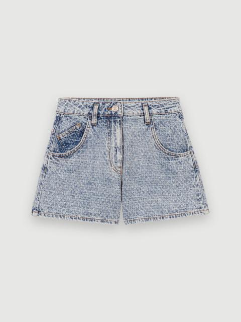 maje Denim shorts