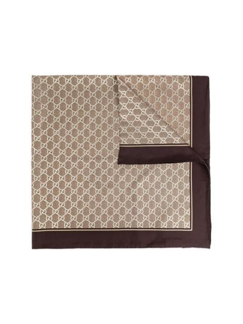 GUCCI GG silk scarf