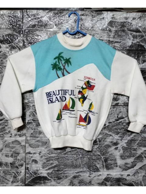 Other Designers Vintage Hawaiian Fashion Kids 80s Formosa Taipei Sweatshirt