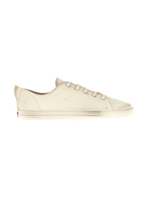 Prada White Leather Sneakers
