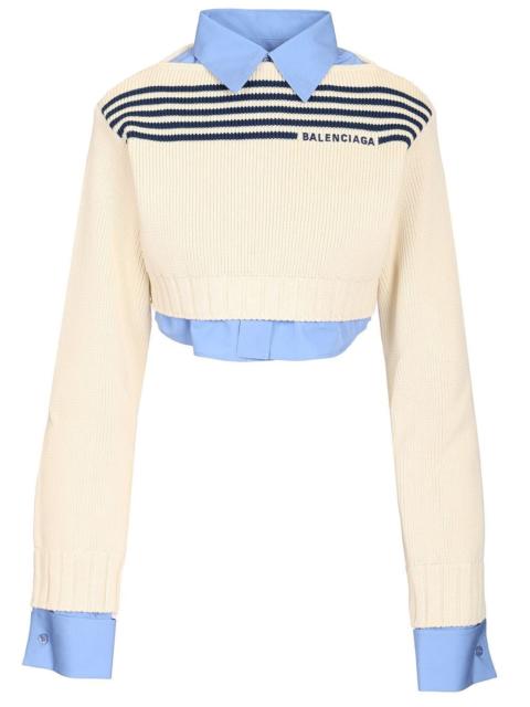 BALENCIAGA Balenciaga Women Hybrid Sweater