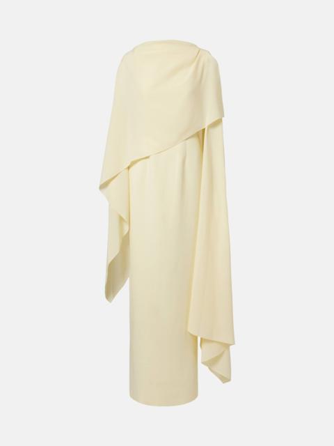 Roksanda Demetria asymmetric crêpe gown