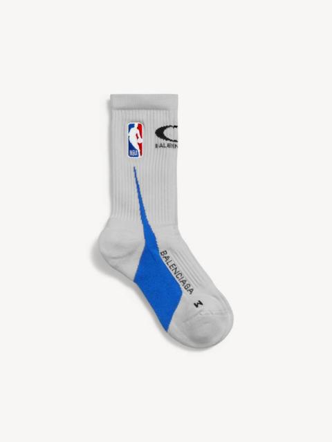 BALENCIAGA Men's Balenciaga | Nba Collaboration Socks in Dirty White