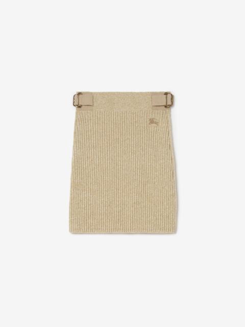 Burberry Wool Cashmere Mini Skirt