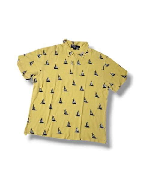 Other Designers Vintage Polo Ralph Lauren Sailing Boat Over print