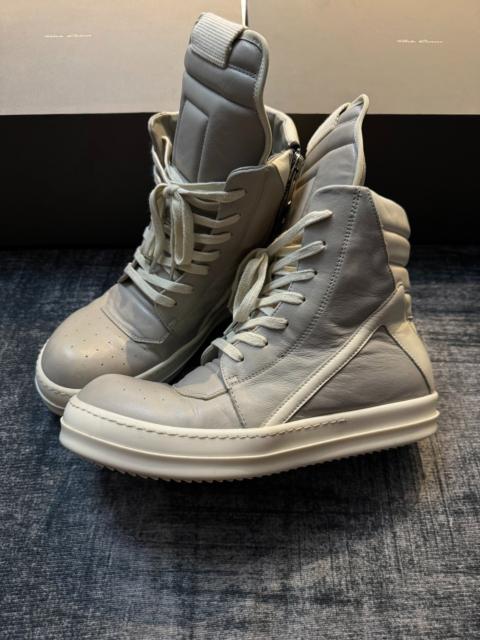 Rick Owens Rick Owens Leather Grey Boots