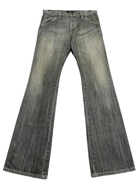 Other Designers 🔥90’s MORGAN HOMME Mud Wash Black Slim Flare LGB Style