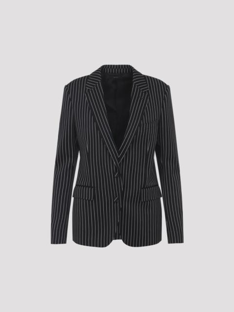 TOM FORD Tom Ford Striped Wool Barathea Jacket