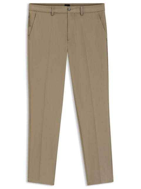 BOSS SLIM-FIT PANTS IN A STRETCH-COTTON